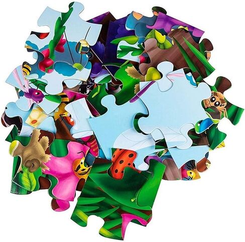48-Piece Noahs Ark Jumbo Floor Puzzle for Kids Ages 3-5, Jigsaw Puzzle for Preschool, Kindergarten, Elementary School Classroom Learning Activities (2x3 ft) in Saudi Arabia
