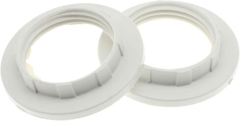 FDXGYH Lamp Shade Collar Ring 2pcs E26 Light Socket Ring Retainer Rings and Replacement Adapter(black) in Saudi Arabia