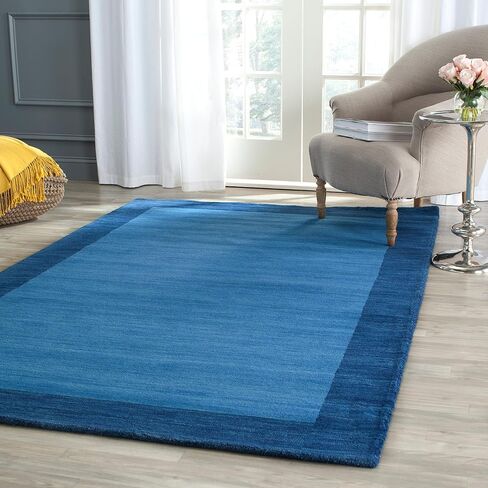 SAFAVIEH Himalaya Collection Runner Rug - 2'3" x 16', Light Grey & Dark Grey, Handmade Wool, Ideal for High Traffic Areas in Living Room, Bedroom (HIM580B) in Saudi Arabia