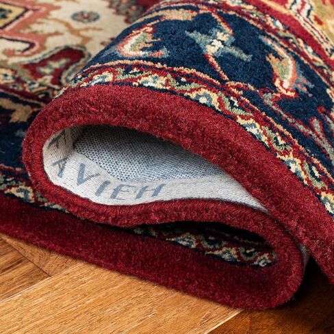 SAFAVIEH Classic Collection 9'6" x 13'6" Assorted / Red CL225A Handmade Traditional Oriental Premium Wool Area Rug in Saudi Arabia