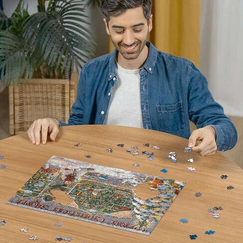 Ravensburger 16534 The Christmas Shop 500 Piece Piece Jigsaw Puzzle for Adults – Every Piece is Unique, Softclick Technology Means Pieces Fit Together Perfectly in Saudi Arabia