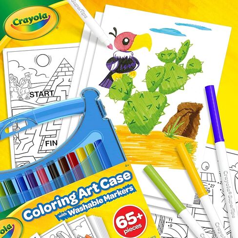 Crayola Twistables Colored Pencils Set (65ct), Kids Drawing Kit, Portable Art Case, Gifts for Kids Ages 4+ in Saudi Arabia