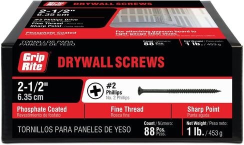 Grip Rite, Black 212DWS1, 1lb Box, 119 Count in Kuwait