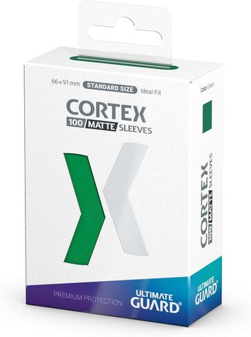 أكمام بطاقات خارجية Ultimate Guard Cortex، 100 أكمام TCG ذات حجم قياسي، 66 × 91 مم، ظهر أرجواني، لمسة نهائية لامعة، خالية من PVC والأحماض، وضوح عالي in Kuwait