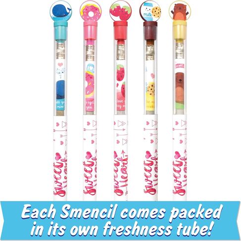 Scentco Spring Smencils (2 Pack) - HB #2 Scented Pencils, 5 Count, Gifts for Kids, School Supplies, Classroom Rewards, Easter day in Kuwait