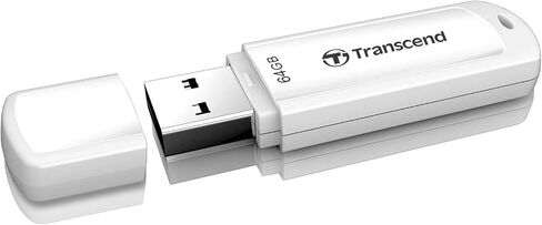 Transcend ‎TS64GJF730 64GB JetFlash 730 USB3.1 Flash Drive, White in Saudi Arabia