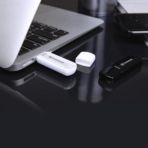 Transcend ‎TS64GJF730 64GB JetFlash 730 USB3.1 Flash Drive, White in Saudi Arabia