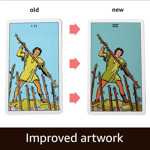 Cartas De Tarot Originales, Cartas Del Tarot En Espanol, Cartas Del Tarot De Las Brujas Con Guia para Principiantes, Alternativa A La Baraja De Tarot Rider Waite in Kuwait