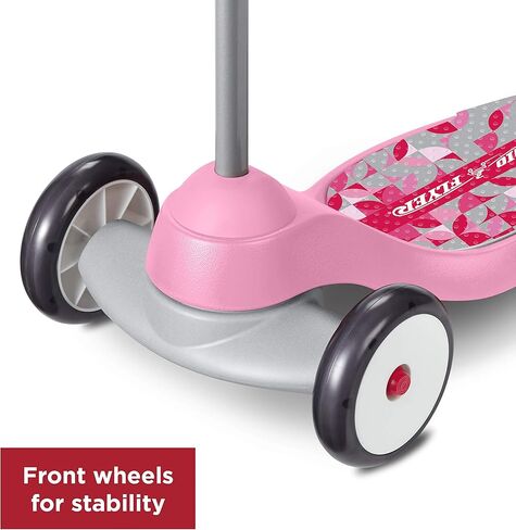 Radio Flyer My 1st Scooter, Kids and Toddler 3 Wheel Scooter, Pink Kick Scooter, For Ages 2-5 Years (Amazon Exclusive) in Kuwait