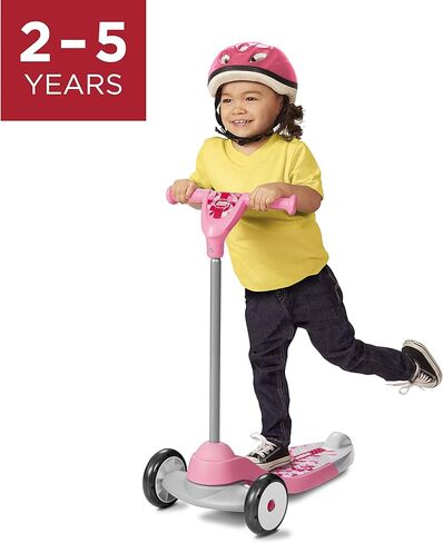 Radio Flyer My 1st Scooter, Kids and Toddler 3 Wheel Scooter, Pink Kick Scooter, For Ages 2-5 Years (Amazon Exclusive) in Kuwait
