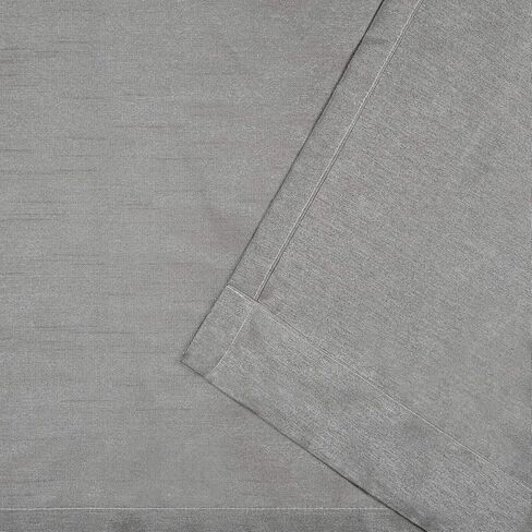 ستائر منزلية حصرية، ستائر شاتو لايت، ستائر مطوية، طول 96 بوصة، لؤلؤة سوداء، مجموعة من 2 in Kuwait