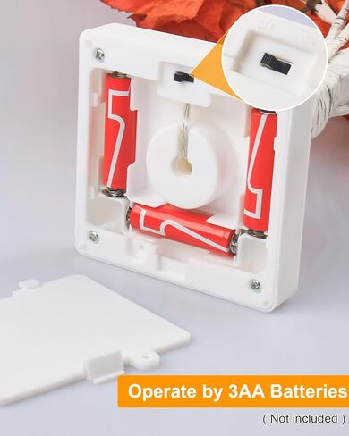 Luditek سقوط الديكور شجرة القيقب تضيء شجرة ث / 24 أدى 22 بوصة بطارية شجرة الخريف البيضاء تعمل لعيد الشكر زينة عيد الهالوين للمنزل داخلي في الهواء الطلق طاولة غرفة النوم in Kuwait