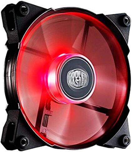 Cooler Master JetFlo 120 - POM Bearing 120mm Blue LED High Performance Silent Fan for Computer Cases, CPU Coolers, and Radiators in Saudi Arabia