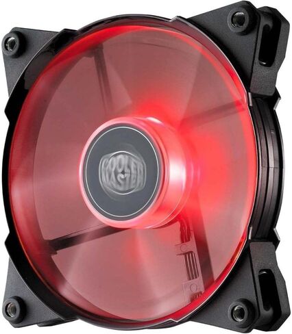 Cooler Master JetFlo 120 - POM Bearing 120mm Blue LED High Performance Silent Fan for Computer Cases, CPU Coolers, and Radiators in Saudi Arabia