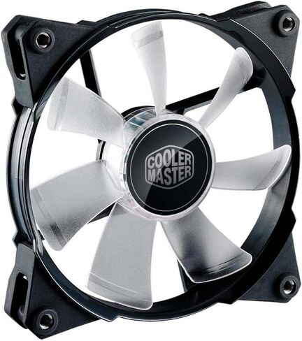 Cooler Master JetFlo 120 - POM Bearing 120mm Blue LED High Performance Silent Fan for Computer Cases, CPU Coolers, and Radiators in Saudi Arabia
