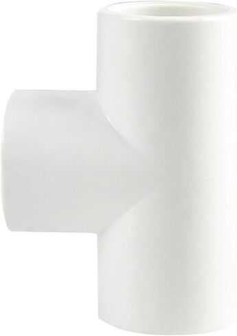 5pcs 1.5In 3-way Tee Elbow PVC Pipe Fittings Coupling Adapter-(Socket x Socket x Socket) Schedule 40, Easy to Install, and High Tensile for Home or Industrial Use pack of 5(5, 1 1/2") in Saudi Arabia