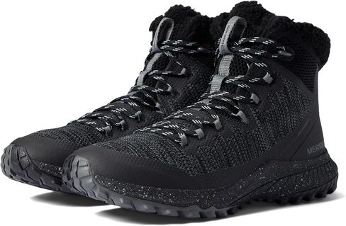 Merrell Bravada Knit Bluff Polar Waterproof Boots For Women Offers Classic Lace-Up Closure, Lightweight Eva Foam, And Air Cushion In Heel in Saudi Arabia
