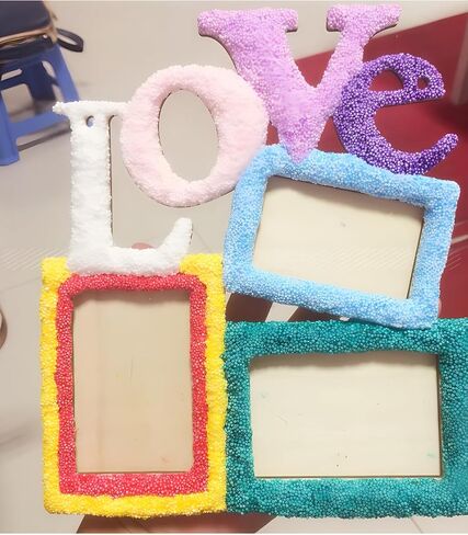 Crafare 4 Pack Craft Foam Blocks 14x7x1in Styrofoam Sheets for Art Projects in Kuwait