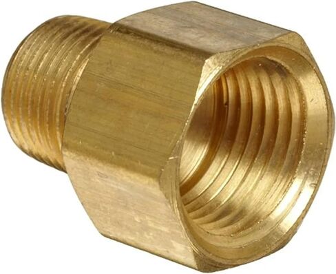 محول خيط نحاسي، 1/8 بوصة BSPT ذكر X 1/8 بوصة NPT أنثى (NPT x BSPT)، (عبوتان) in Saudi Arabia