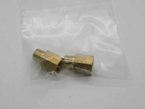 محول خيط نحاسي، 1/8 بوصة BSPT ذكر X 1/8 بوصة NPT أنثى (NPT x BSPT)، (عبوتان) in Saudi Arabia