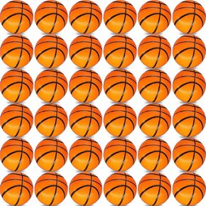 Oleitodh Mini Basketball Stress Balls Mini Basketballs for Kids Adults Small Basketball Party Favors Foam Sports Ball Squeeze Ball Anxiety Stress Relief for Birthday Party Bag Gift Fillers