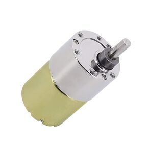 520 High Torque Micro Brush DC Motor Low Speed Gear Reduction Motor Eccentric Shaft Gearbox Diameter 37mm High Torque All Metal Gear Electric Micro Gear Motor (24 Volt, 500RMP)