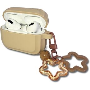 غطاء حماية متوافق مع AirPods Pro (الجيل الأول) من مادة TPU مع سلسلة مفاتيح، غطاء حماية مرن ولطيف مضاد للصدمات لـ AirPods Pro (الجيل الأول) (أزرق) in Kuwait