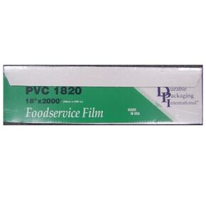 Durable Packaging - PVC1820 PVC Film Roll, 18" Width x 2000' Length