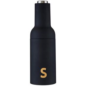 Santa Barbara Design Studio Electric Automatic Matte Black Spice Grinder, 8.75" Tall, Salt