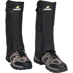 Hikeen Snow Leg Gaiters for Hiking, Boot Gaiters for Men & Women 1000D Nylon Waterproof Gaiters for Hunting, Shovel Snow, Snowshoeing