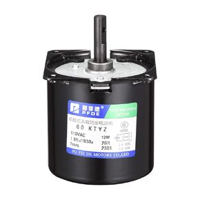 MECCANIXITY Permanent Magnet Synchronous Gear Motor 5RPM 110V 12W 50/60Hz CW/CCW Control AC Motor
