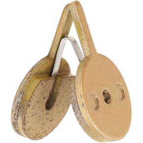 Tissting 2 Pcs Disc Brake Pads for 10in Electric Scooter, Metal Round Stop Pads High Braking Force Low Noise Scooter Brake Pads for KUGOO M4 Escooter