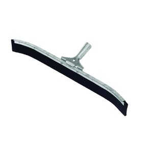 Rubbermaid Commercial Products Curved Floor Traditional Squeegee, 24-Inch, Black, Heavy Duty Rubber Floor Scrubber for Bathroom/Garage/Tile in Office Environment