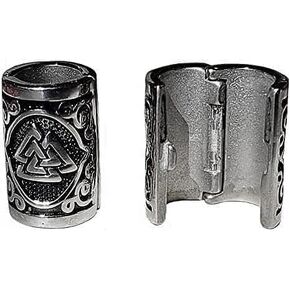 VALHALLA The EAGLE Hair Beads Opener Viking Beard Bead 316L Steel Silver Stainless Steel, Large in Kuwait