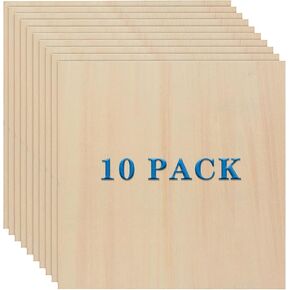25 Pack 8 x 12 Inch Basswood Sheets, 1/16 Thin Craft Plywood Sheets, Thin & Unfinished Wood Boards for Crafts, Hobby, Model Making, Wood Burning (200x300x2MM)
