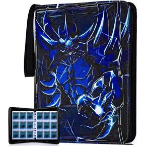 KaylyPro Trading Card Binder for Yugioh Card 990 pockets Capacity, 9 Pocket Card Holder Compatible with Yu-Gi-Oh Cards and Other Standard Size Cards.