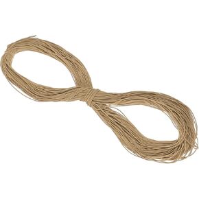 PATIKIL 109 Yards Elastic Cord Heavy Stretch String Rope 1/16"(1.5mm) Orange for Crafting DIY Sewing Hook Straps Camping Tie Down Strap