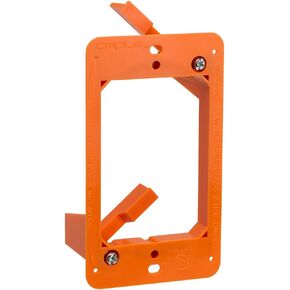 Cmple - Low Voltage Mounting Bracket 1 Gang Multipurpose Drywall Mounting Wall Plate Bracket – Single Gang