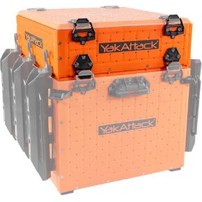 YakAttack ShortStak Upgrade Kit for BlackPak Pro, 16" x 16" - YakAttack Orange (BLP-AC-0011-OR) | Kayak Fishing Accessories