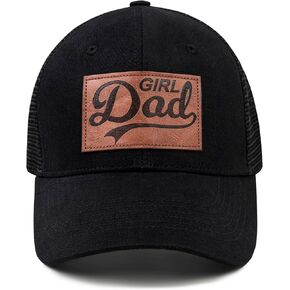 قبعة فتاة أبي الأب - قبعة بيسبول قابلة للتعديل للرجال، قبعات فتاة أبي لعيد الأب، هدايا فريدة من نوعها لأب فتاة، قبعات أبي للرجال، قبعة أبي فتاة أنيقة ومريحة سوداء in Kuwait