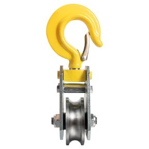 3Ton Pulley Hook Heavy Duty Pulley Lifting Block Hoist with Hook for 5/8" Wire Rope Snatch Block 2Pack