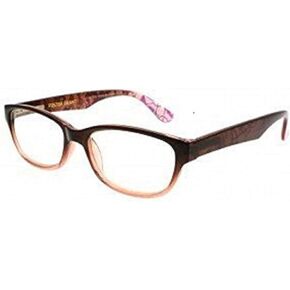 Foster Grant Women's Carlee Round Readers (Brown, 1.00)