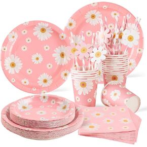 SUNBEAUTY 96 Pcs Space Birthday Decorations,Outer Space Party Supplies Galaxy Planet Cupcake Wrappers, Paper Cups, Plates, Straws Forks for Boys Kids Serves 16