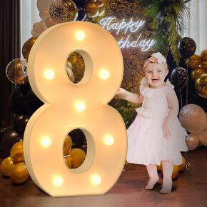 3FT Marquee Light Up Letters, Large Marquee Letters Y for Party Decorations, Big Baby Letters for Baby Shower Birthday Party Decor Wedding Engagement, Mosaic Letters for Balloons Pre-Cut DIY Foamboard