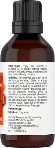 Frankincense & Myrrh Fragrance Oil | 0.51 fl oz (15ml) | Premium Grade | for Diffusers, Candle and Soap Making, DIY Projects & More | by Horbaach in Kuwait