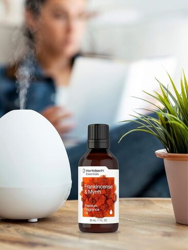 Frankincense & Myrrh Fragrance Oil | 0.51 fl oz (15ml) | Premium Grade | for Diffusers, Candle and Soap Making, DIY Projects & More | by Horbaach in Kuwait