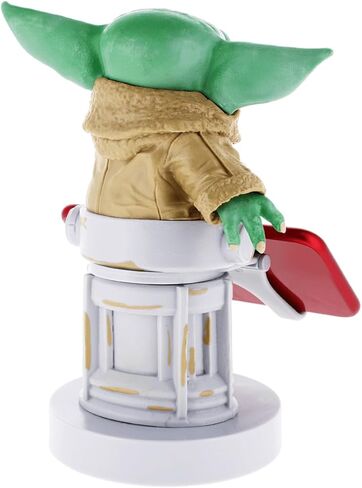 Exquisite Gaming: The Mandalorian: The Child - Star Wars Original Mobile Phone & Gaming Controller Holder, Device Stand, Cable Guys, Licensed Figure , Green in Saudi Arabia