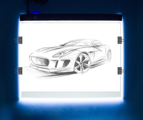 SevenFish Diamond Painting Accessories A4 Light Pad, Upgraded Light Board High Brightness No Black Dots Diamond Art Light Box for Diamond Painting Tools, Drawing/Tracing/Craft/Sketching/Weeding Vinyl in Kuwait