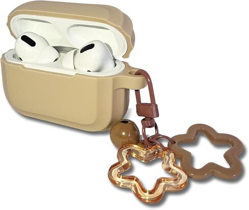 Clouds Compatible AirPods Pro Case Cover with Keychain, Cute Slim Flexible Silicone Rubber Protective Shockproof AirPods Charhing Case Cover for AirPods Pro (1st Generation) in Saudi Arabia