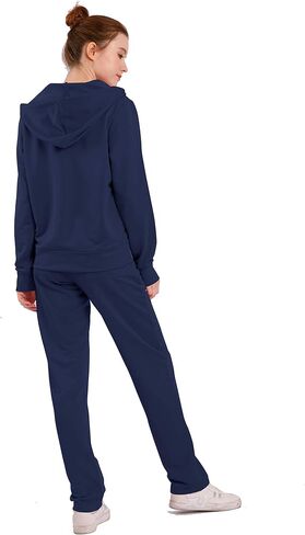 TanBridge Sweatsuits للنساء مجموعة 2 قطعة الدعاوى المسار زمم هوديي وبنطلون مطابقة الركض للنساء in Kuwait